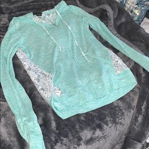 Laced-back Thin Hoodie M